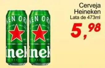 Villefort Atacadista Cerveja Heineken Lata de 473ml oferta