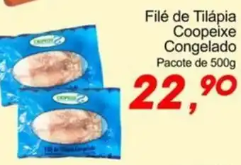 Villefort Atacadista Filé de Tilápia Coopeixe Congelado Pacote de 500g oferta
