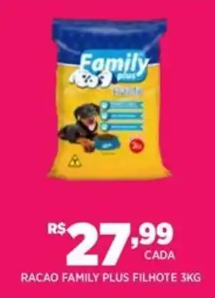 RACAO FAMILY PLUS FILHOTE 3KG
