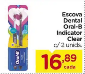 Carrefour Escova Dental Oral-B Indicator Clear c/2 unids. oferta