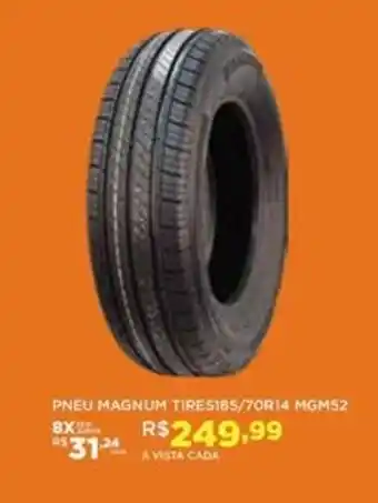 DB Supermercados PNEU MAGNUM TIRES185/70R14 MGM52 8X. oferta