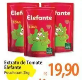 Atacadão Extrato de Tomate Elefante Pouch com 2kg oferta