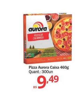 Althoff Supermercados Pizza Aurora Caixa oferta