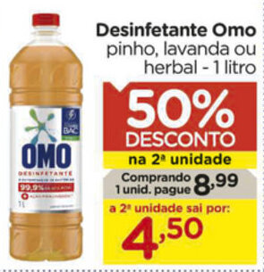 Carrefour Desinfetante Omo 1L oferta