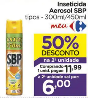 Carrefour Inseticida Aerosol SBP 300ml/450ml oferta