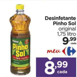 Carrefour Desinfetante Pinho Sol 1.75L oferta