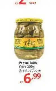 Althoff Supermercados Pepino Tauá Vidro 300g oferta
