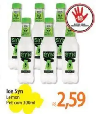 Atacadão Ice Syn Lemon Pet com 300ml oferta