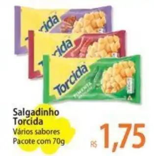 Atacadão Salgadinho Torcida Vários sabores Pacote com 70g oferta