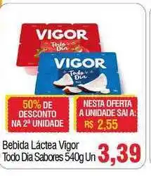 Spani Atacadista Bebida Láctea Vigor Todo Dia Sabores 540g oferta