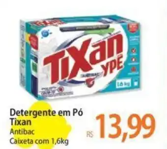 Atacadão Detergente em Pó Tixan Antibac Caixeta com 1,6kg oferta