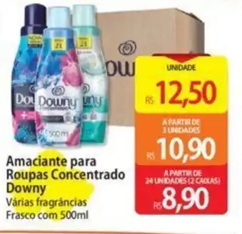 Atacadão Amaciante para Roupas Concentrado Downy Várias fragrâncias Frasco com 500ml oferta