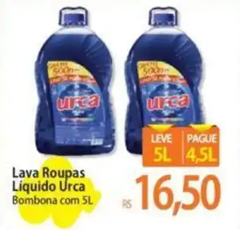 Atacadão Lava Roupas Líquido Urca Bombona com 5L oferta