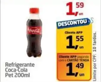 Tenda Atacado Refrigerante Coca-Cola Pet 200ml oferta