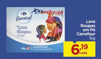 Carrefour Lava roupas em po Carrefour 1kg oferta