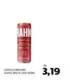 Supermercados Real Cerveja Brahma Duplo Malte Lata 350ml oferta