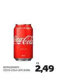 Supermercados Real Refrigerante Coca-cola Lata 350ml oferta