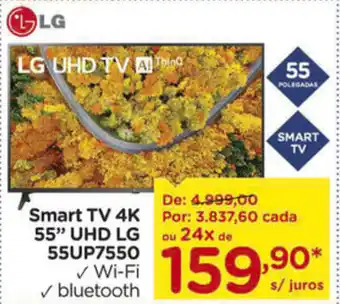 Carrefour Smart TV 4K 55" UHD LG oferta