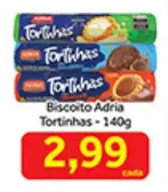 Shibata Supermercados Biscoito Adria Tortinhas-140g oferta