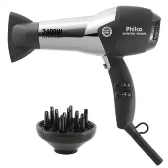 Benoit Secador de cabelos philco psc2400 expertpro 2400w 3 temperaturas com difusor oferta