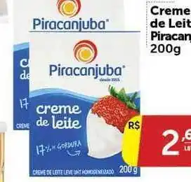 Pires Creme De Leite Piracanjuba 200g oferta