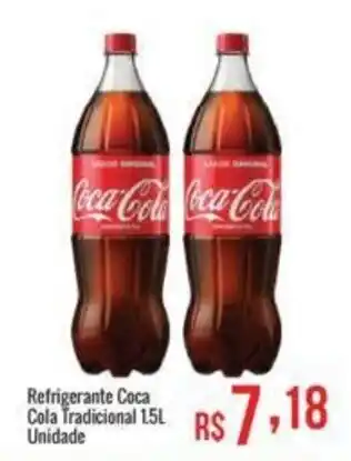 Mart Minas Refrigerante Coca Cola Tradicional 1.5L Unidade oferta