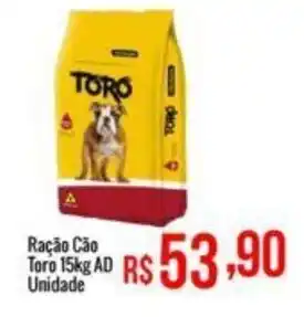 Mart Minas Ração Cão Toro 15kg AD Unidade oferta