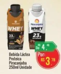 Mart Minas Bebida Láctea Por: Proteica Piracanjuba 250ml Unidade oferta