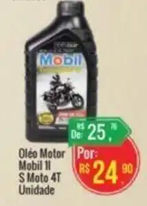 Oléo Motor Por: Mobil 1L S Moto 4T Unidade