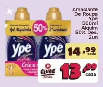 Paulistão Supermercados Amaciante De Roupa Ypê 500ml Alquim 50% Des. 2un oferta