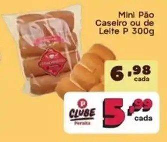 Paulistão Supermercados Mini Pão Caseiro ou de Leite P 300g oferta