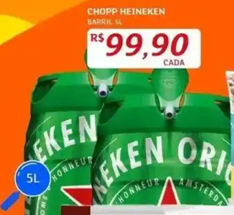 Assaí Atacadista CHOPP HEINEKEN BARRIL 5L oferta