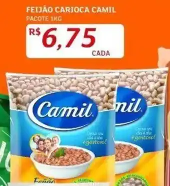 FEIJÃO CARIOCA CAMIL PACOTE 1KG