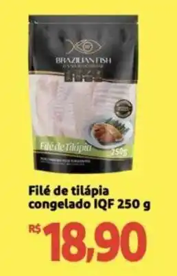 Extra Supermercado Filé de tilápia congelado IQF 250 g oferta
