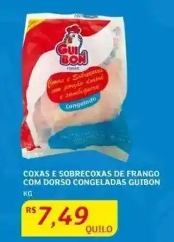 Assaí Atacadista COXAS E SOBRECOXAS DE FRANGO COM DORSO CONGELADAS GUIBON KG oferta