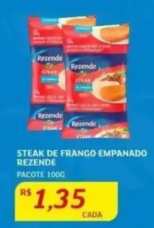 Assaí Atacadista STEAK DE FRANGO EMPANADO REZENDE PACOTE 100G oferta