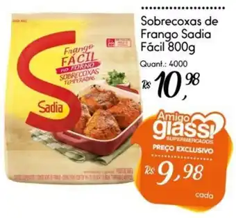 Giassi Supermercados Sobrecoxas de Frango Sadia Fácil 800g oferta