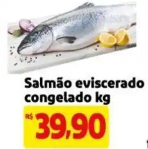 Salmão eviscerado congelado kg