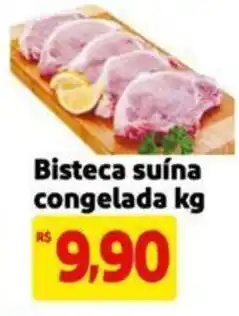 Bisteca suína congelada kg