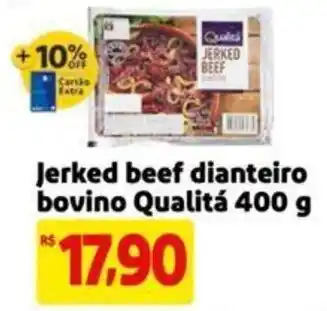 Extra Supermercado Jerked beef dianteiro bovino Qualitá 400 g oferta