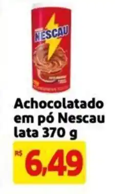 Extra Supermercado Achocolatado em pó Nescau lata 370 g oferta