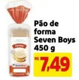 Extra Supermercado Pão de forma Seven Boys 450 g oferta