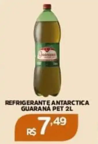 REFRIGERANTE ANTARCTICA GUARANÁ PET 2L