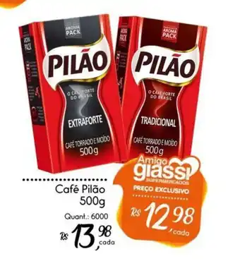 Giassi Supermercados Café Pilão 500g oferta