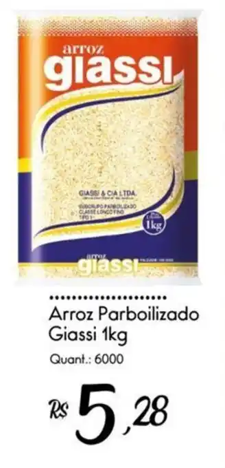 Giassi Supermercados Arroz Parboilizado Giassi 1kg oferta