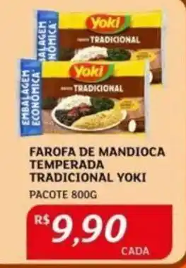 Assaí Atacadista FAROFA DE MANDIOCA TEMPERADA TRADICIONAL YOKI PACOTE 800G oferta