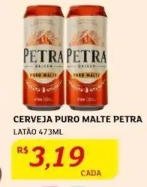 Assaí Atacadista CERVEJA PURO MALTE PETRA LATÃO 473ML oferta