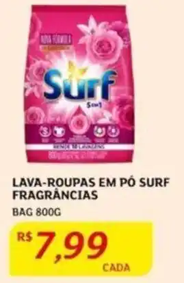 Assaí Atacadista LAVA-ROUPAS EM PÓ SURF FRAGRÂNCIAS BAG 800G oferta