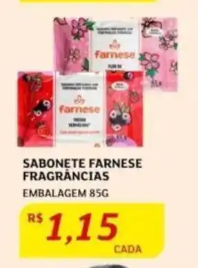 Assaí Atacadista SABONETE FARNESE FRAGRÂNCIAS EMBALAGEM 85G oferta