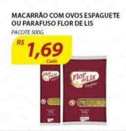 Assaí Atacadista Macarrão Com Ovos Espaguete Ou Parafuso Flor De Lis Pacote 500g oferta